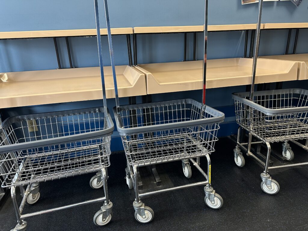 carts and folding tables