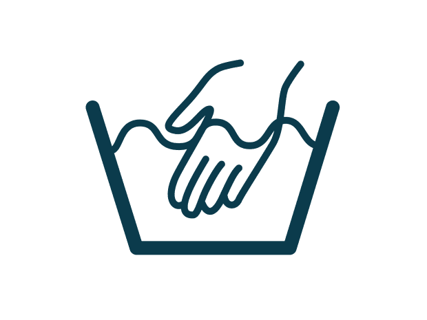 hand wash laundry symbol
